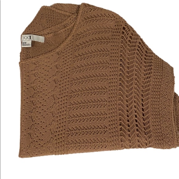 xxi no sleeve oversized knit top size medium - Picture 4 of 16